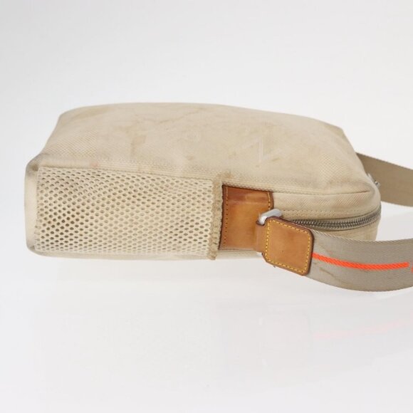 Authentic LOUIS VUITTON Damier Geant LV Cup Weatherly Bag White M80637 LV - Picture 10 of 16